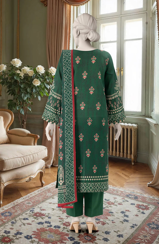 MTJ Summer Lawn 2025 – Unstitched 3PC Printed Lawn Dress for Women 2025