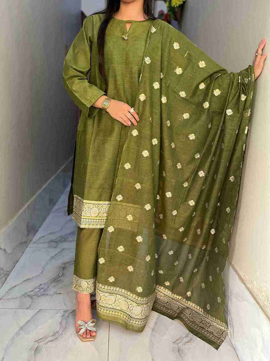 Soot-o-Saaz – Mahiri | Ready to Wear 3-Piece Stitched Festive Wear