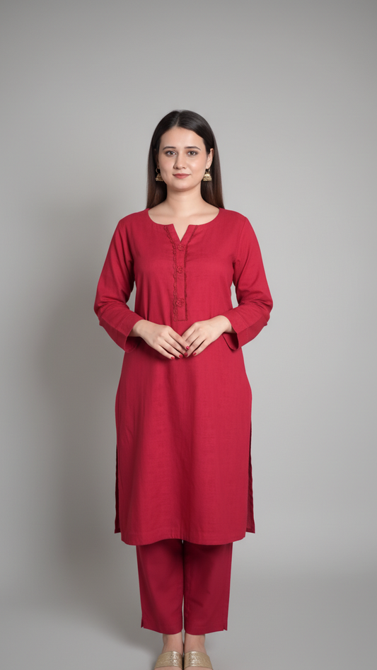 Soot-o-Saaz – Humnava | Ready to Wear Pure Cotton Co-ord Set