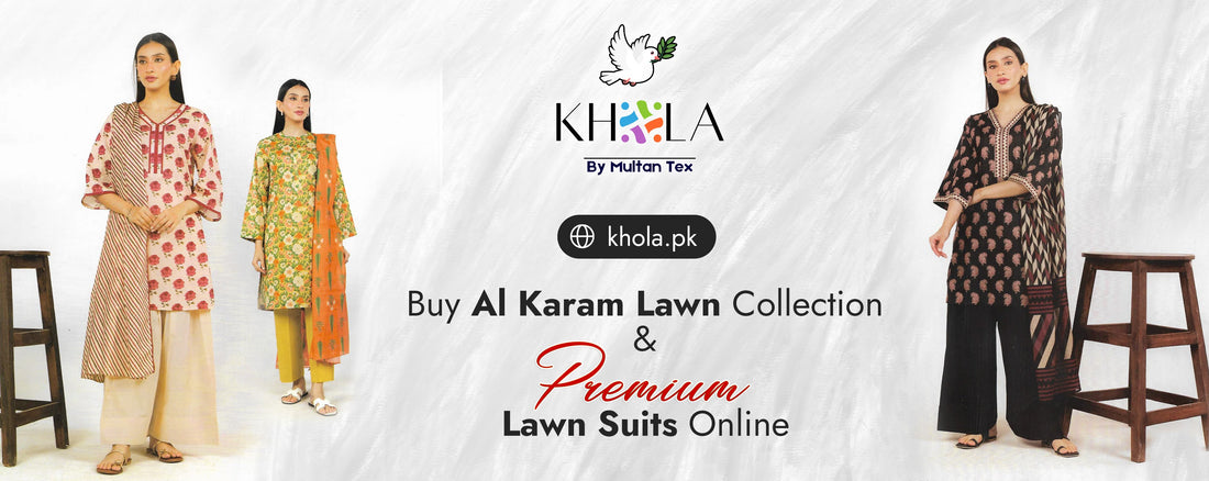 Khola.pk Buy Al Karam Lawn Collection & Premium Lawn Suits Online