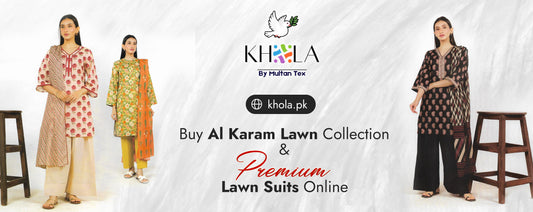 Khola.pk Buy Al Karam Lawn Collection & Premium Lawn Suits Online