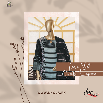 Lawn Suit Sale | Unstitched Printed Lawn Suit With Printed Lawn Dupatta