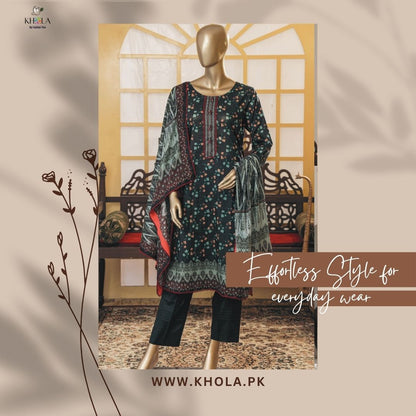 Printed Lawn Suits Designs | Unstitched Lawn Suit With Printed Lawn Dupatta