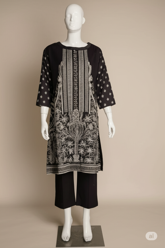 Amani – 2PC Modern Lawn Suit