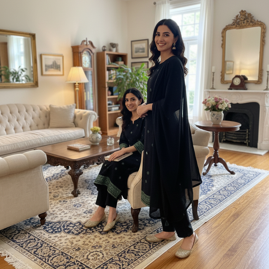 Soot-o-Saaz – Sabah | Ready to Wear Lawn Cotton Embroidered 3 Piece Dress