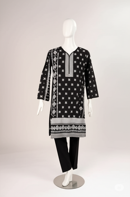 Haya – 2PC Stitched Lawn Suit 