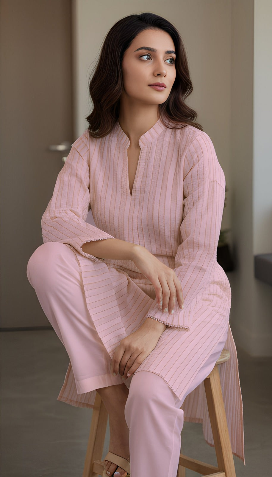 Soot-o-Saaz – Maaan | Jacquard Cotton 2 Piece Coord Set